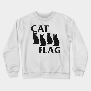 Cat Flag Crewneck Sweatshirt